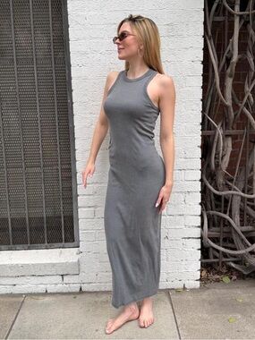 zara grey long dress Women's Grey Dresses